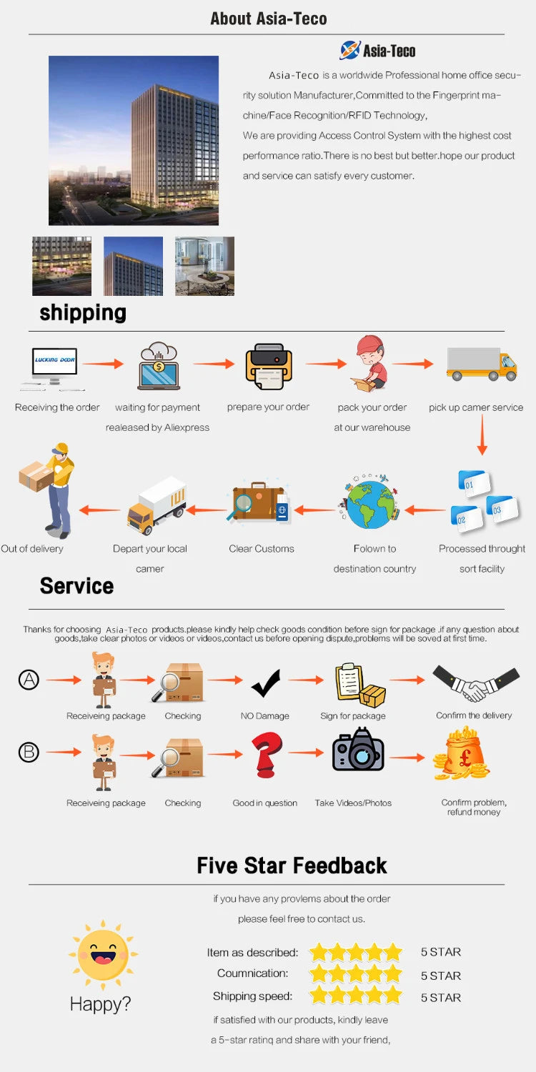 Fingerprint Glass Door Lock