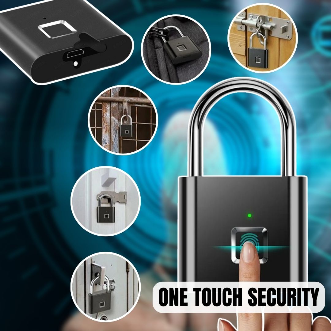 fingerprint smart padlock
