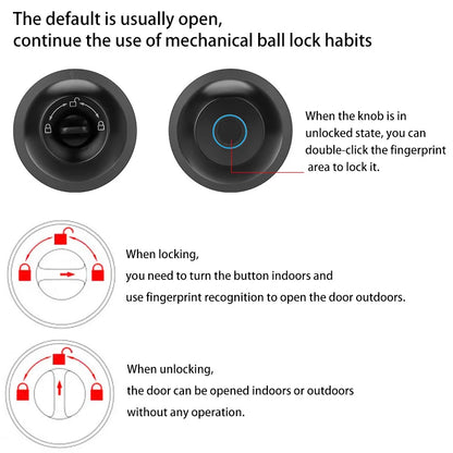 Fingerprint Smart Doorknob