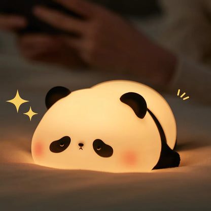 LED Panda Silicone Lamp