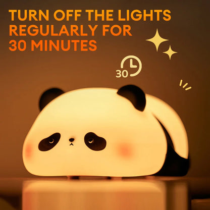LED Panda Silicone Lamp
