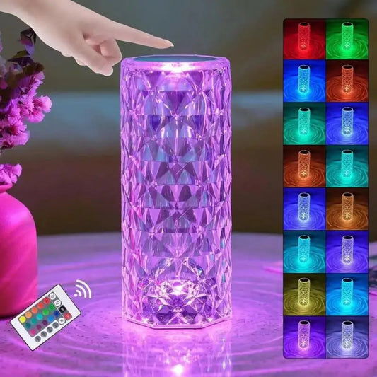 LED Crystal Table Lamp