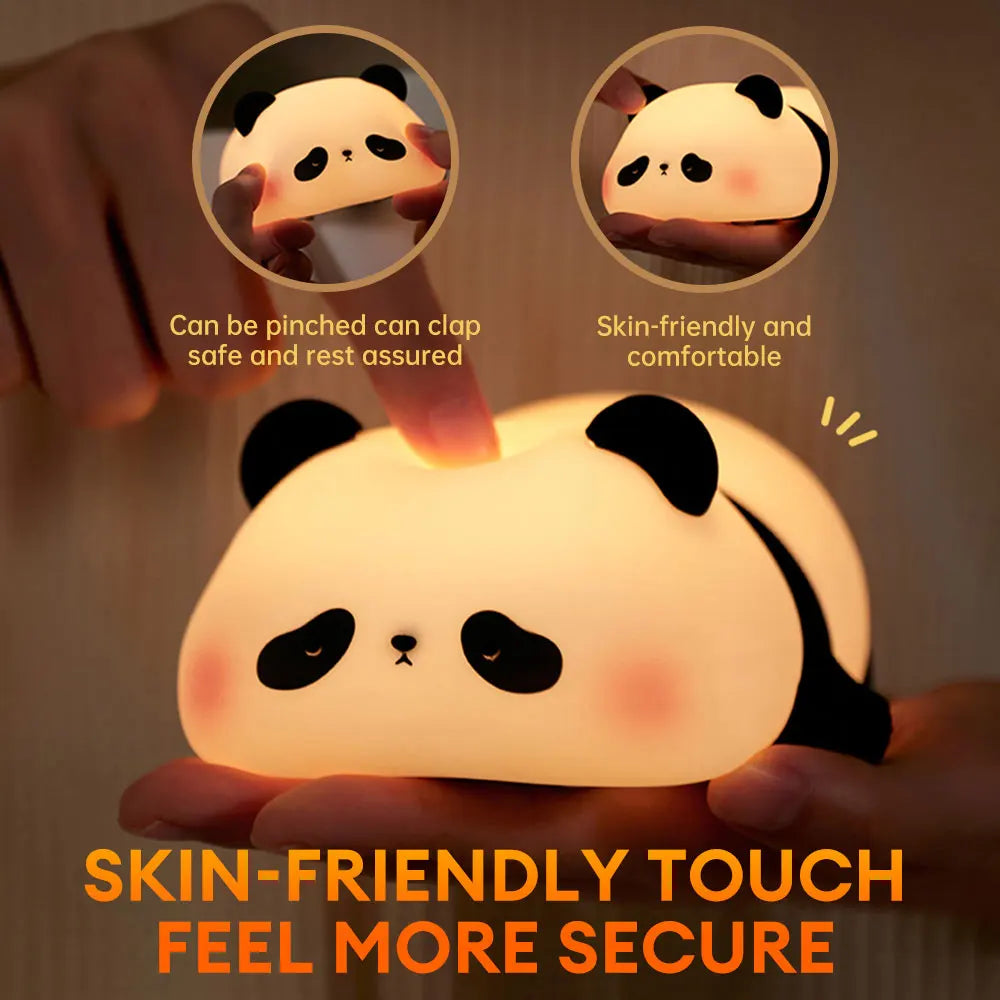LED Panda Silicone Lamp