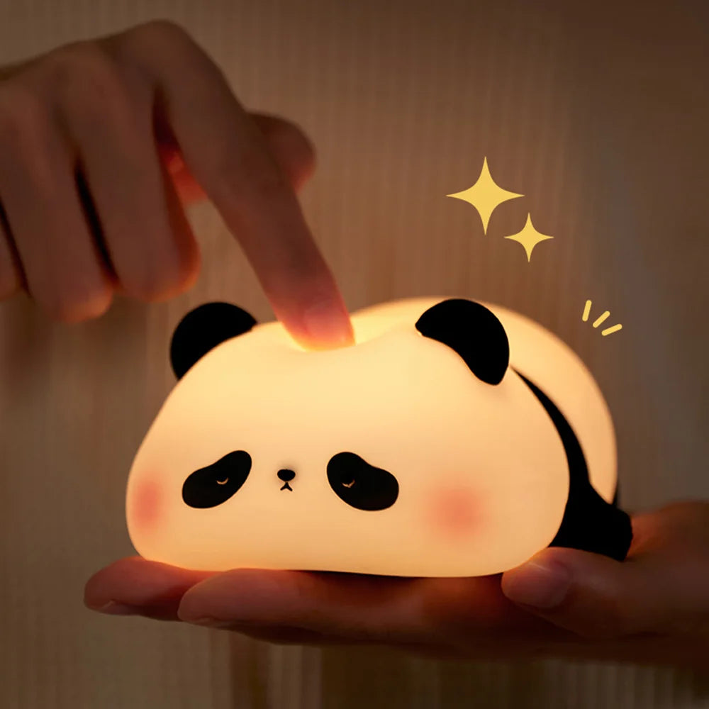 LED Panda Silicone Lamp