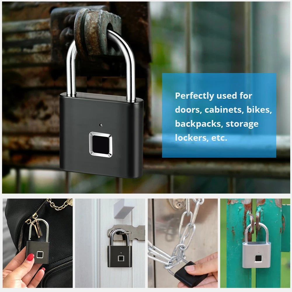 fingerprint smart padlock